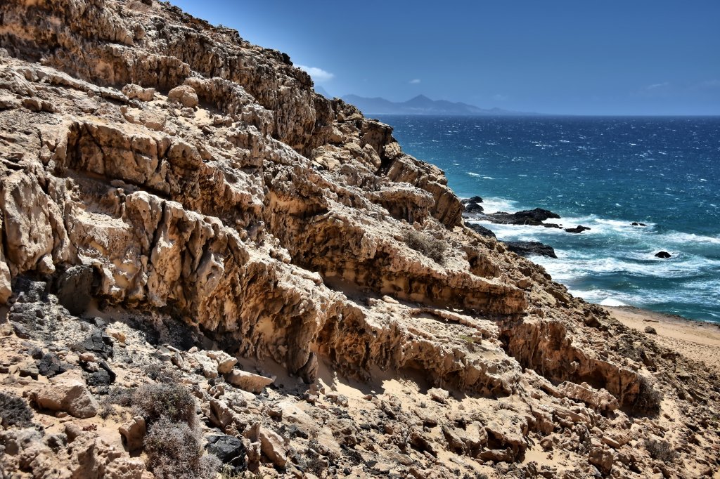 Fuerteventura - klifami wdrujc