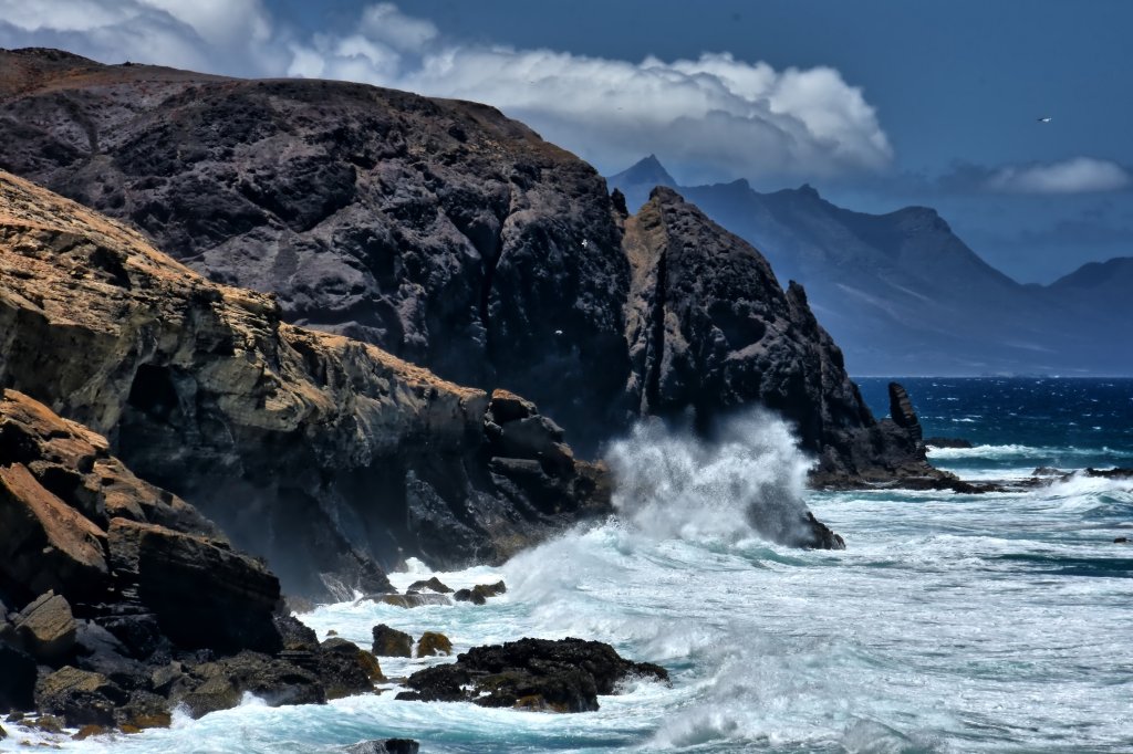 Fuerteventura - klifami wdrujc