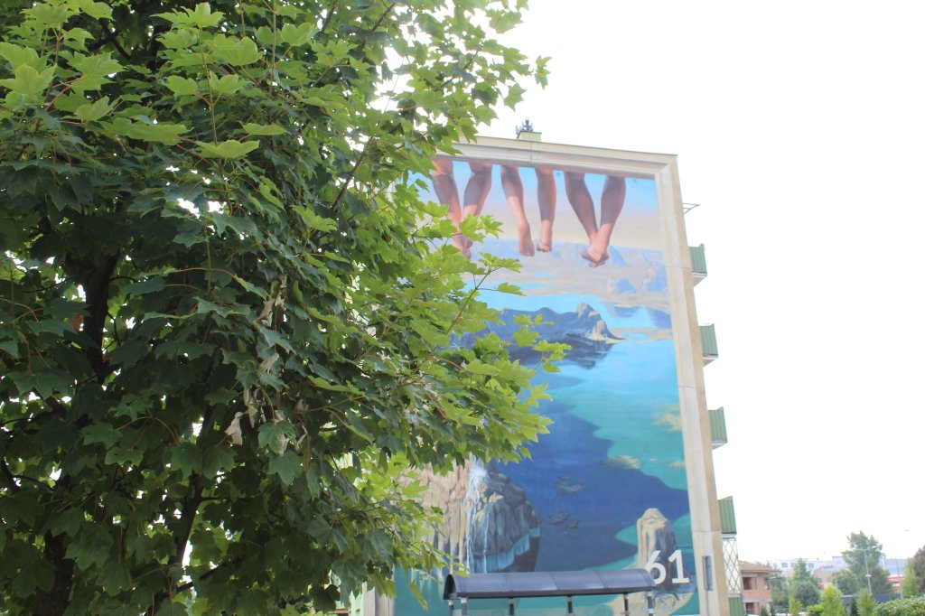 Tczew - mural na Suchostrzygach