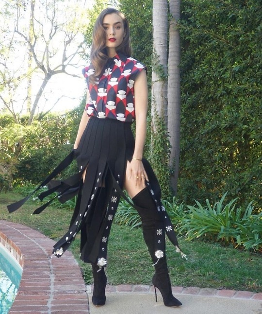 Lily Collins.