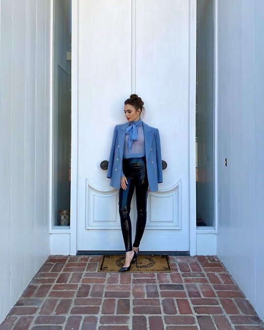 Lily Collins.