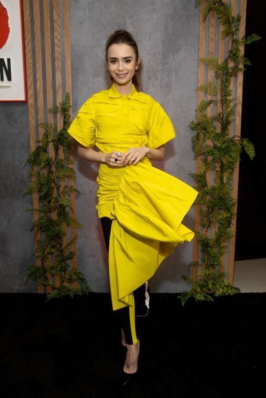 Lily Collins.