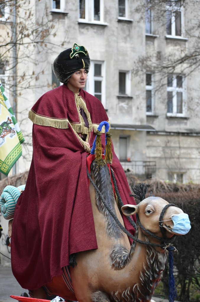 Z krlem azjatyckim przez Krakw