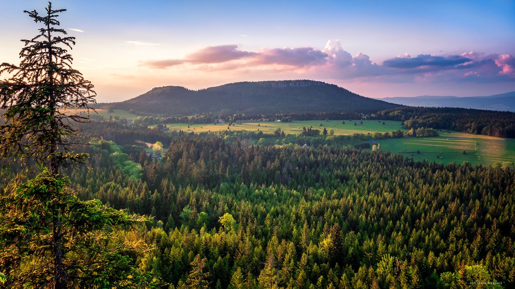 Widok na Szczeliniec Wielki
