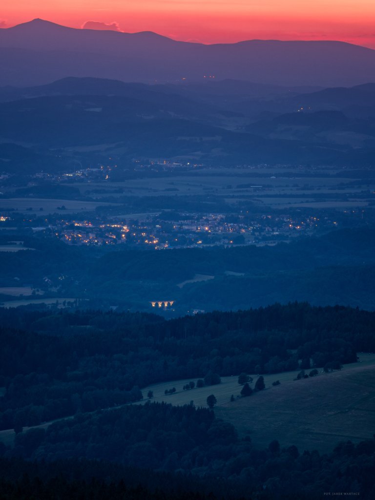 Widok z wiey na Orlicy.