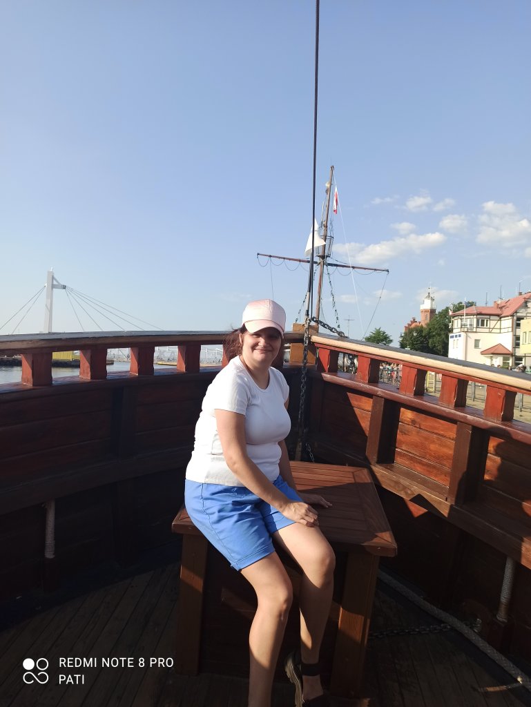 Rwnie na statku w Ustce 
