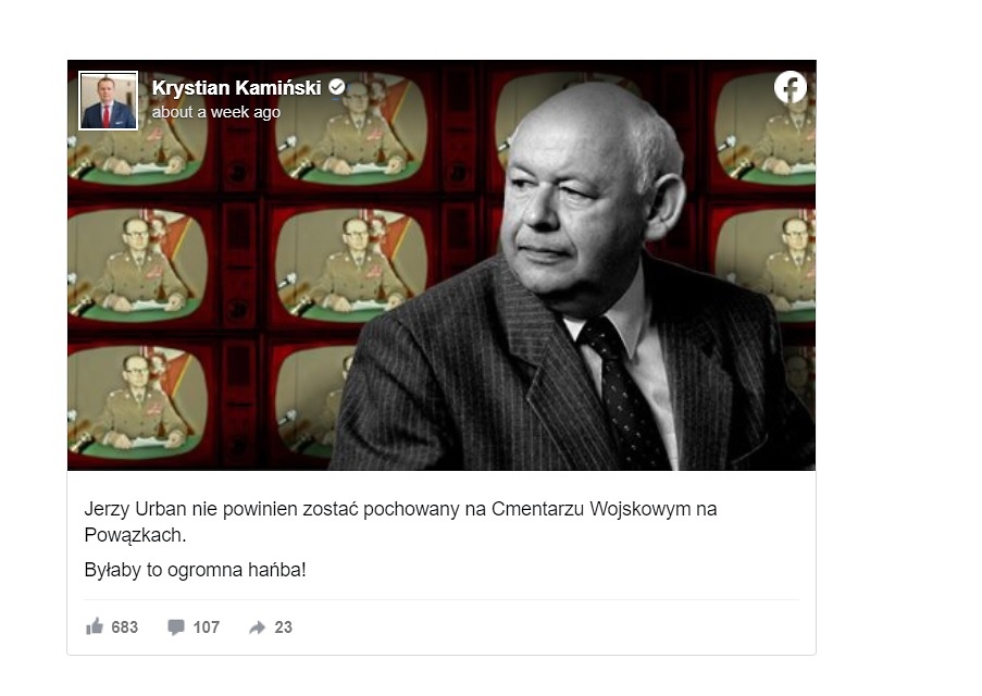 Konfederacja odmawia pogrzebu