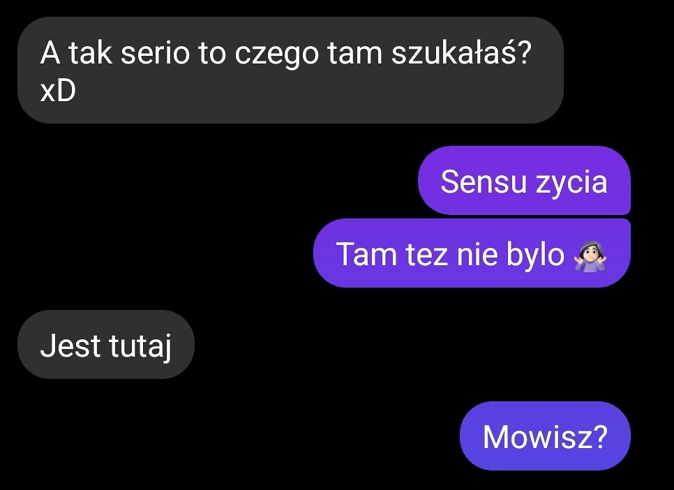Calkiem niedawno..
