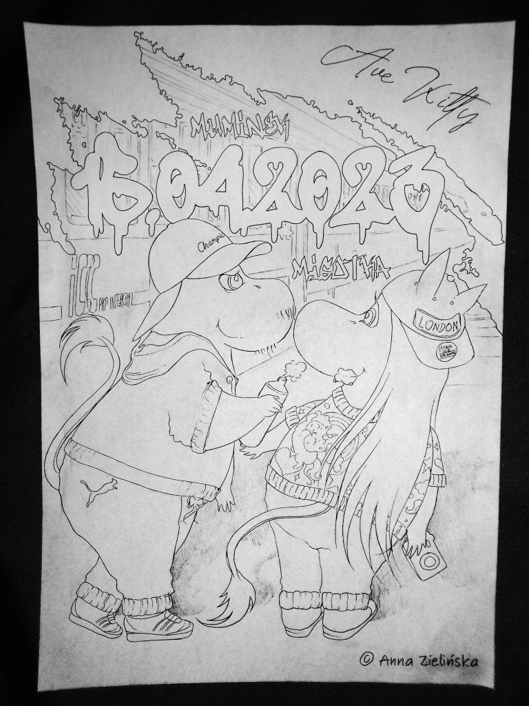Mj ART/RYSUNEK 'MUMINKI' cdn.