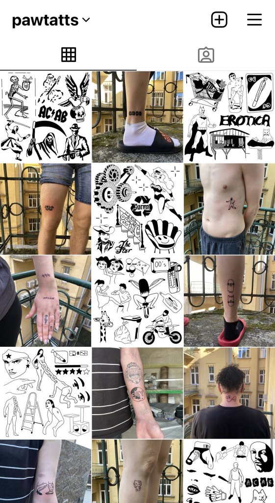 Dziary @pawtatts