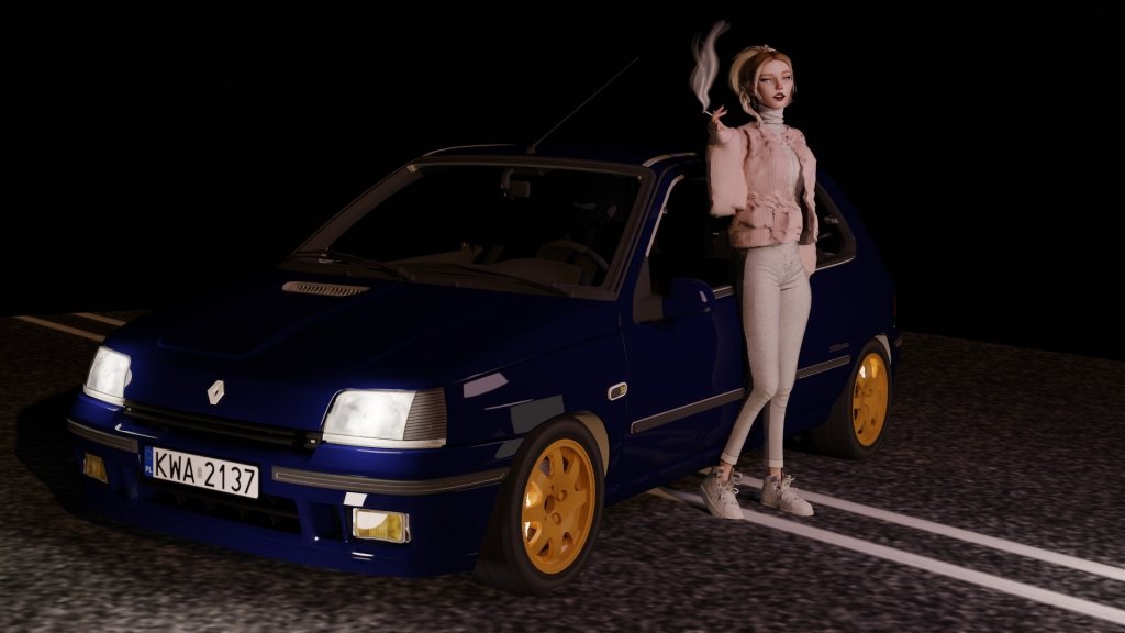 Zdjcie zrobione w Blenderze 3D 