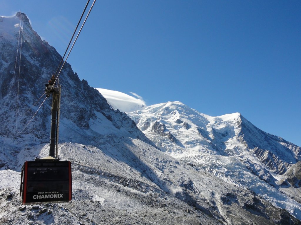 Kolejka na Aiguille du Midi