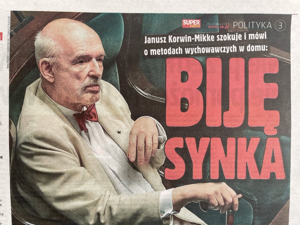 JKM bije synka