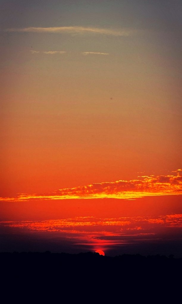 Red & Orange Sunset. Insp.
