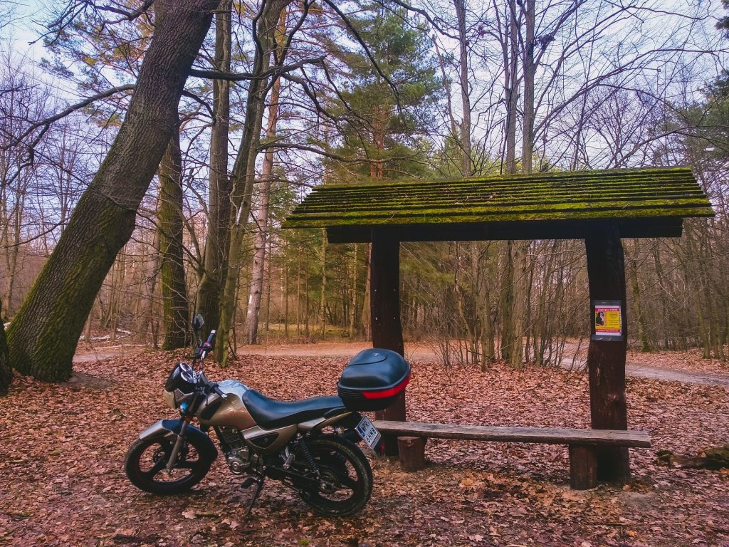 Grudniowa przejadka motocyklem