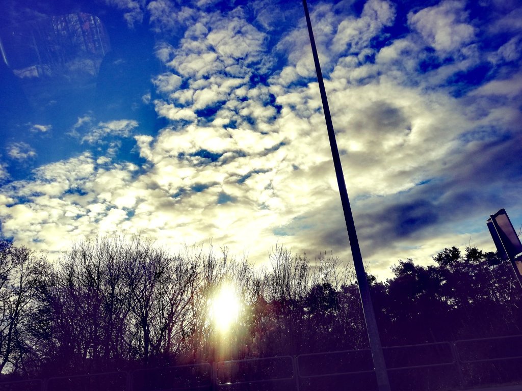 Sun. Blue sky :)