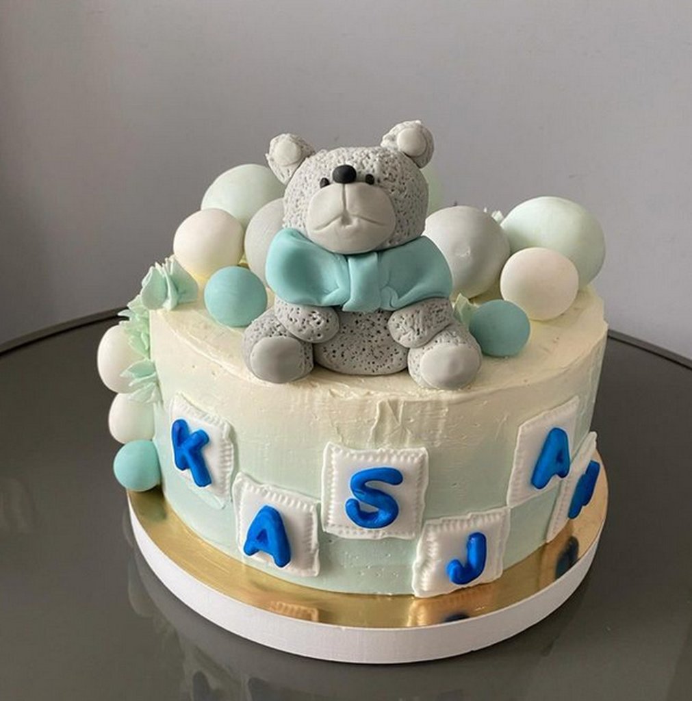 Tort na #babyshower 