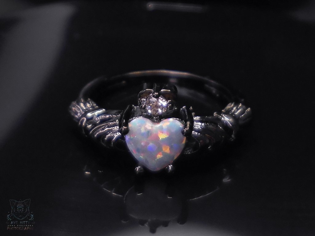 I love my new ring  # OPAL HEART