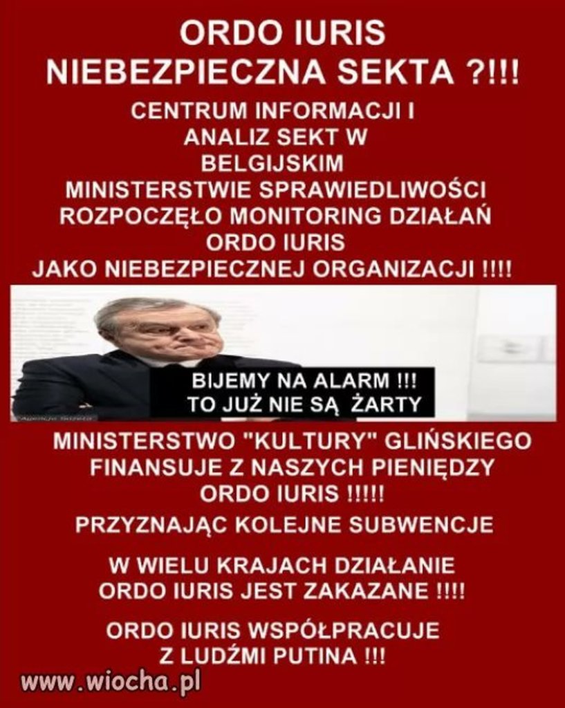 ORDO IURIS NIEBEZPIECZNA SEKTA