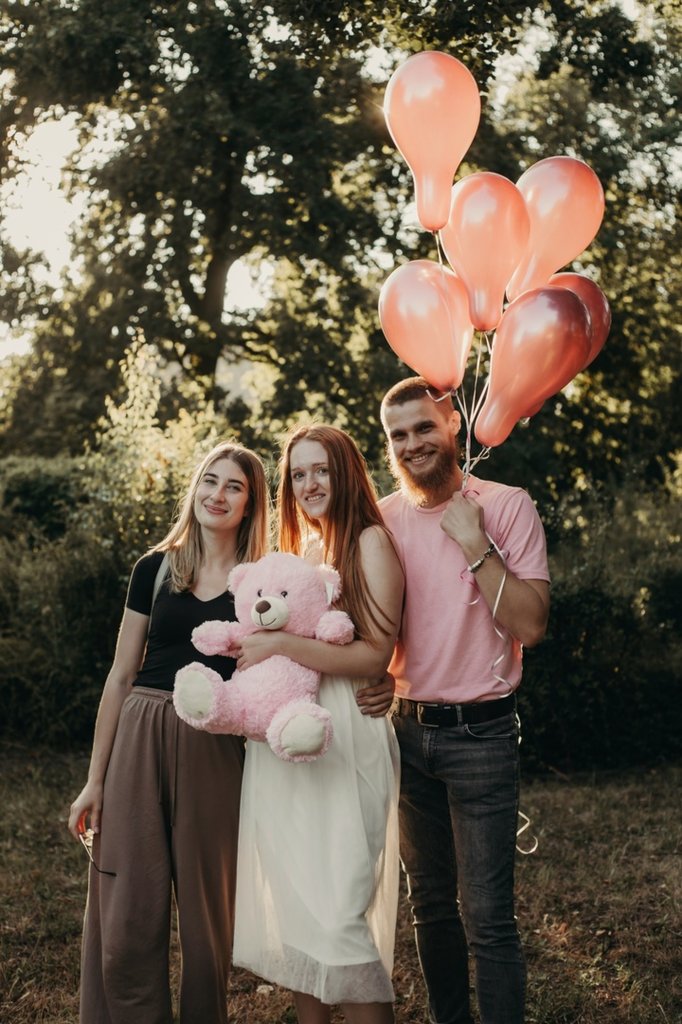 Baby gender reveal.