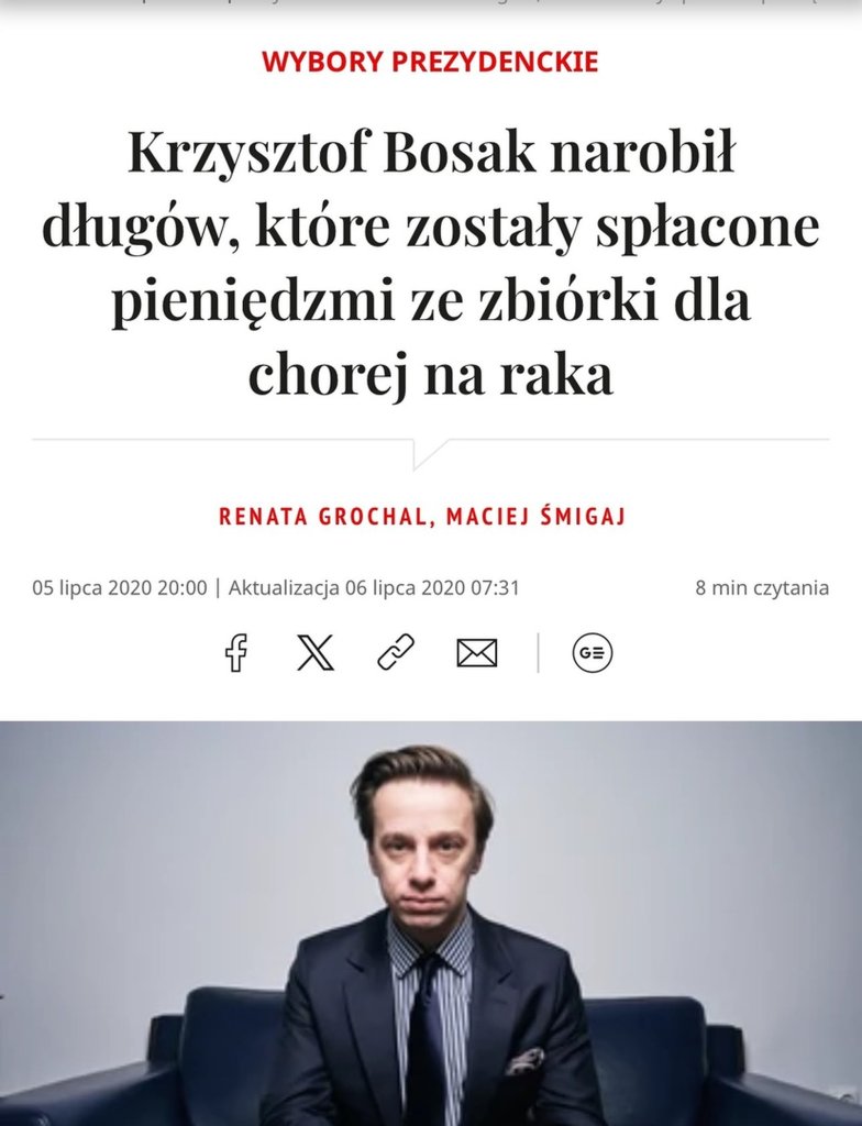 Bosak narobi dugw