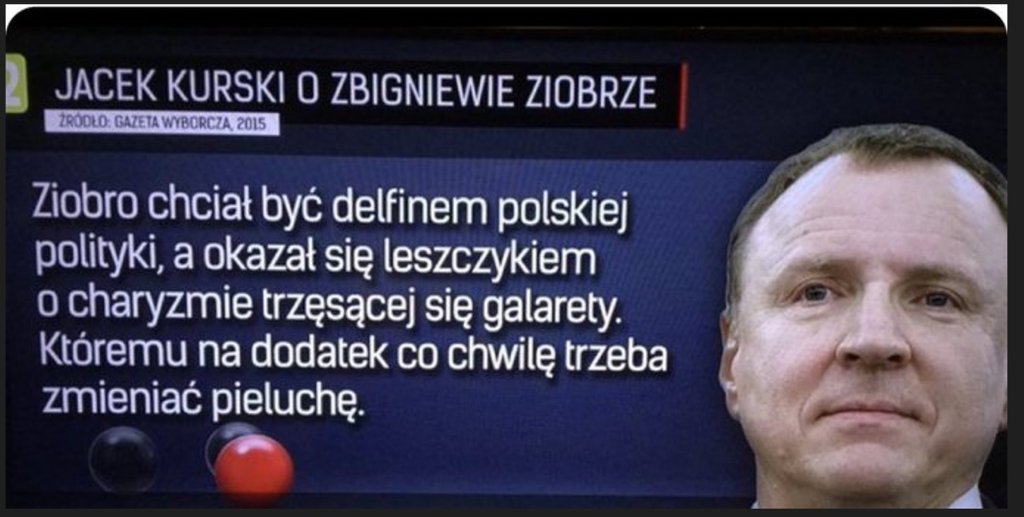 Jacek Kurski o Zbigniewie Ziobro