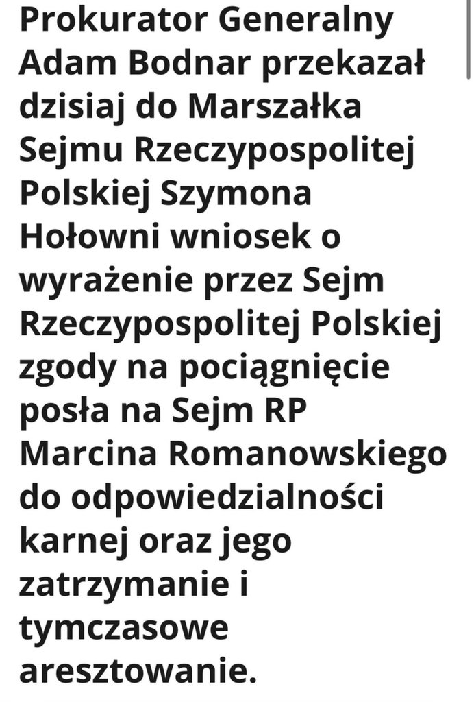Marcin Romanowski do pierdla