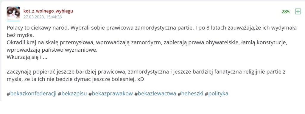 #bekazkonfederacji #bekazpisu