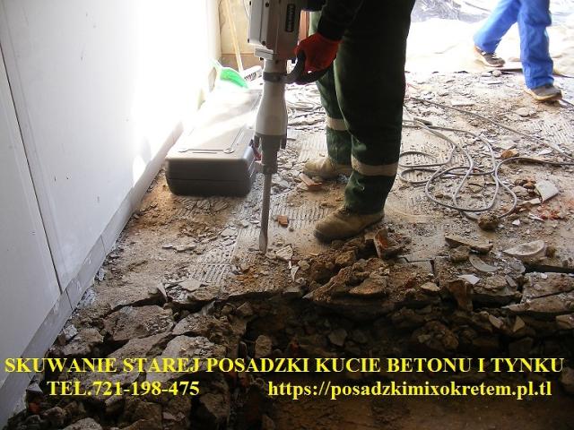 SKUWANIE STAREJ POSADZKI