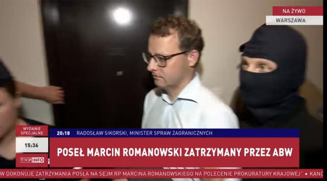 Romanowski zatrzymany