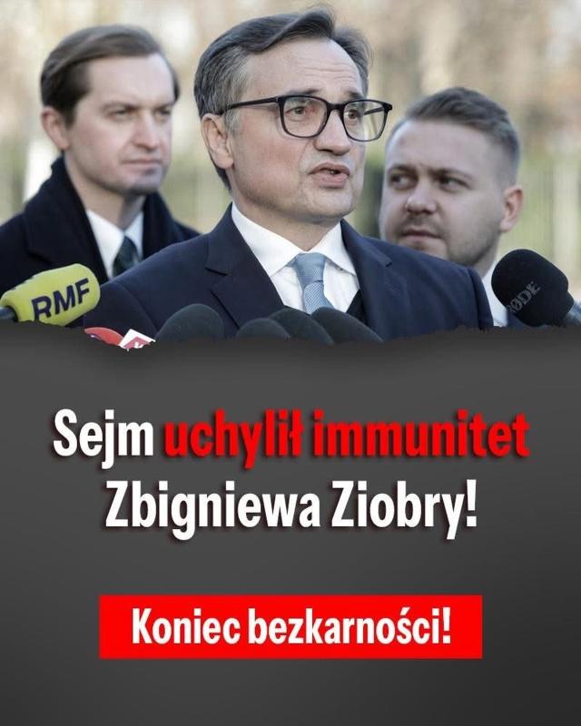 Ziobro bez immunitetu