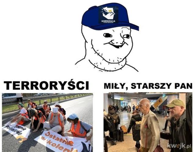 Terroryci i miy, starszy pan