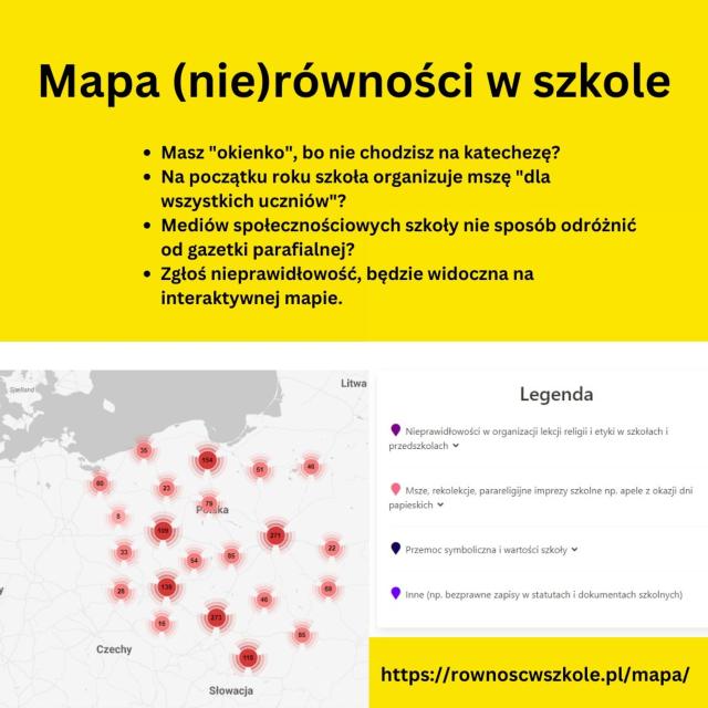 Mapa nierwnoci w szkole